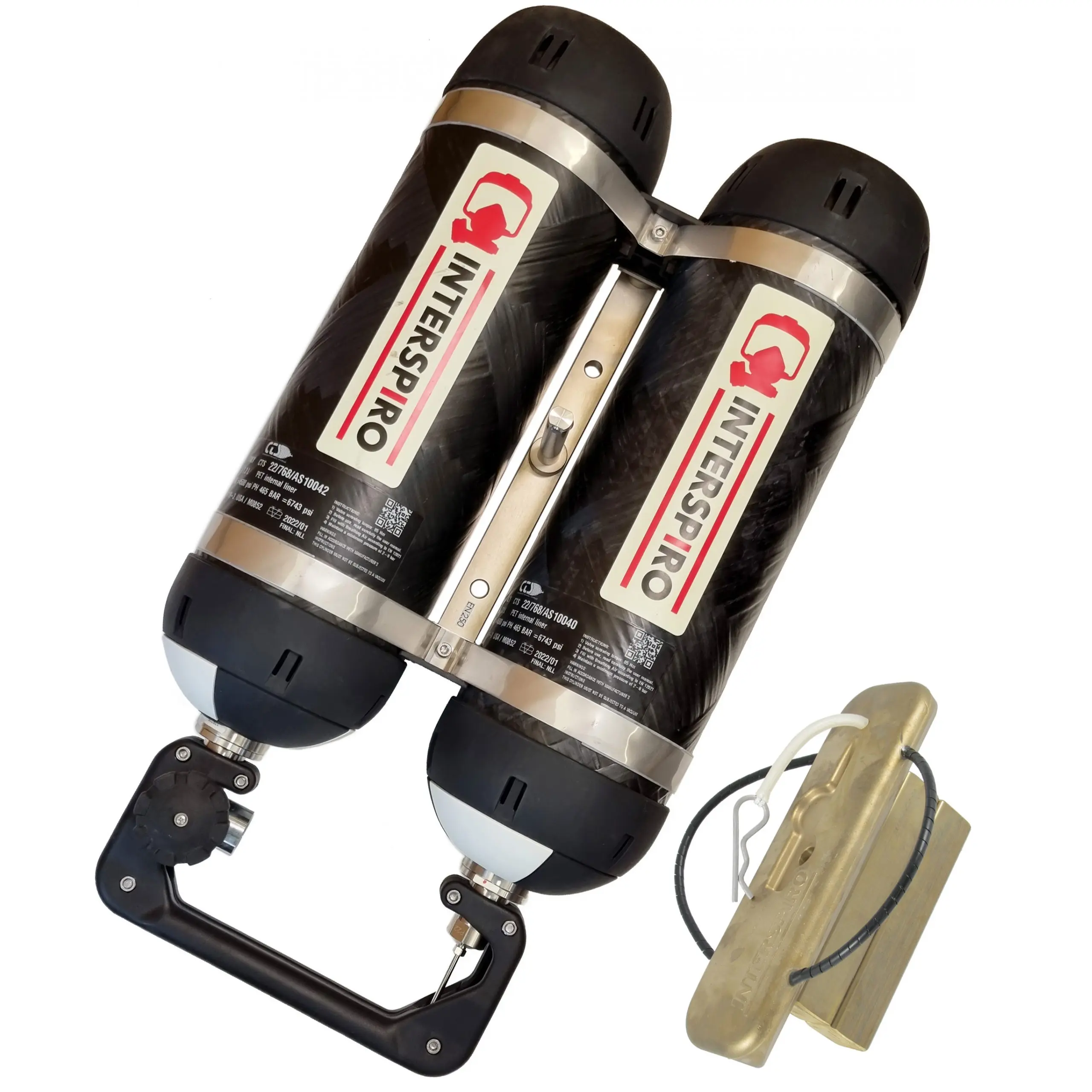 Interspiro™ Divator Pro Pack, 2 x 7.2 L