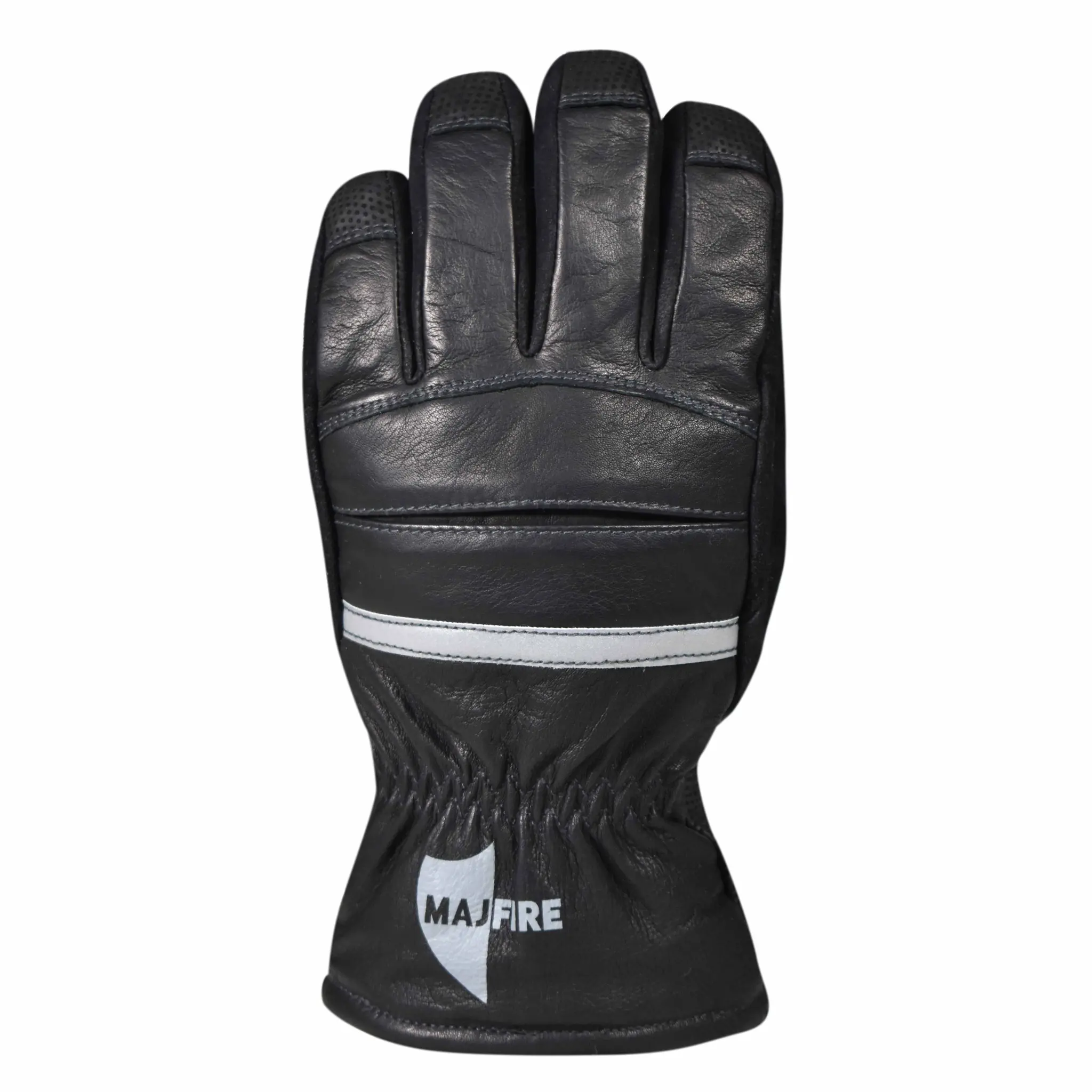 Majestic Safety MFA72 Structural Firefighting Kangaroo Leather Gloves- Gauntlet - Image 6