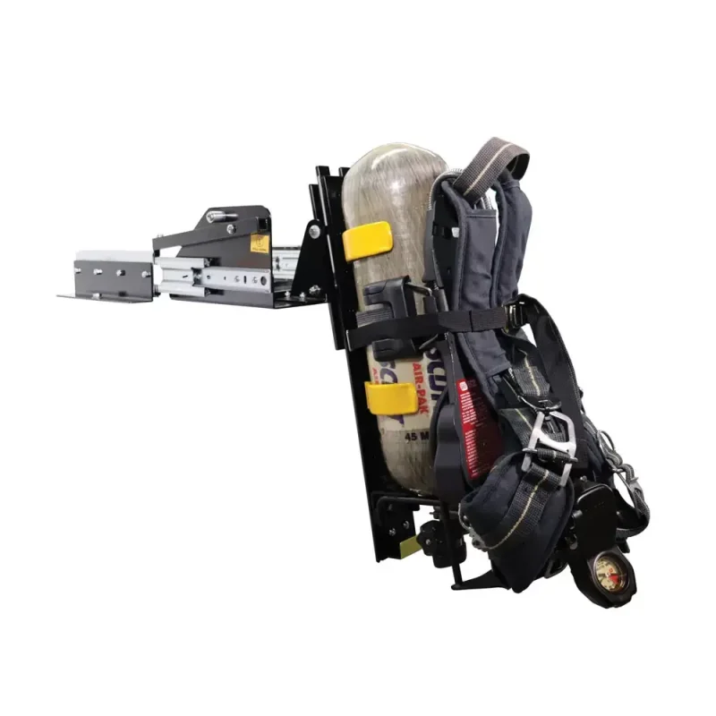 Ziamatic™ QUIC-SWING Flip-Down 180° SCBA Bracket