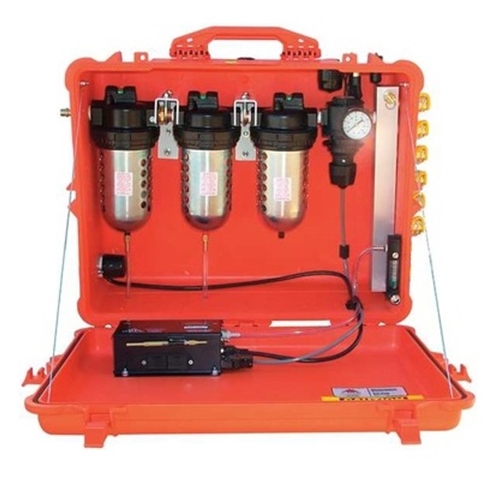 Air Systems® 100 CFM Breather-Box® Filtration System Grade D 123 CFM Flow Capacity 6 Couplings BB100-CO6