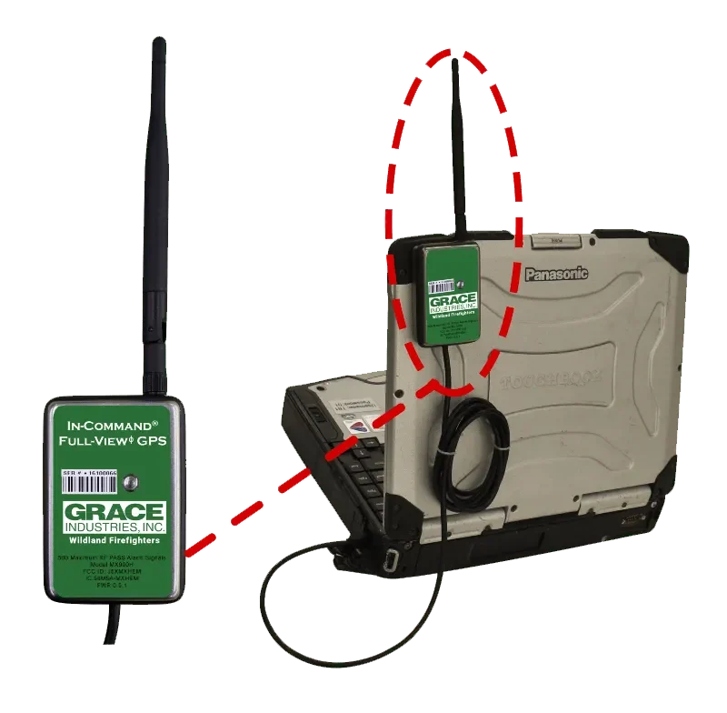Grace Industries® In-Command®/Full View GPS™ Firefighter Signaling System