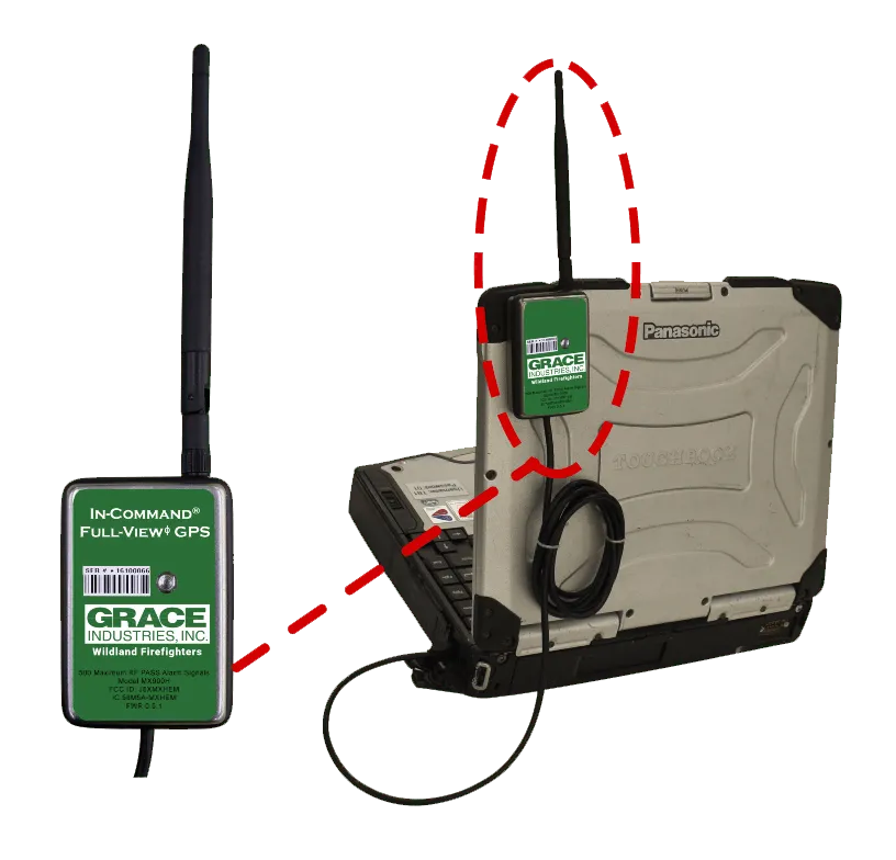 Grace Industries® In-Command®/Full View GPS™ Firefighter Signaling System