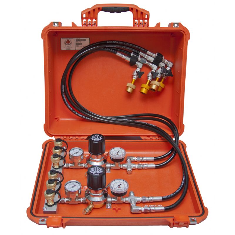 Air Systems® MACK-NFPA™ Series Dual Independent Regulators With 3 Outlet Manifolds Dual Low Pressure Alarms MACK-NFPA1