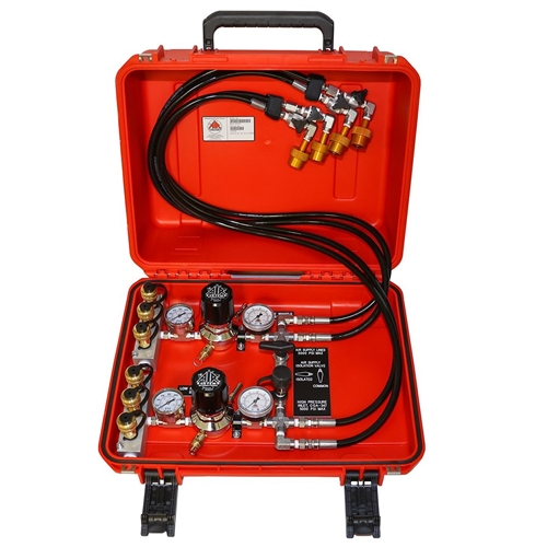 Air Systems® MACK-NFPA™1 Series With Regulator Isolation Valve and CGA-347 H/P Inlet and Cover Cap MACK-NFPA™3