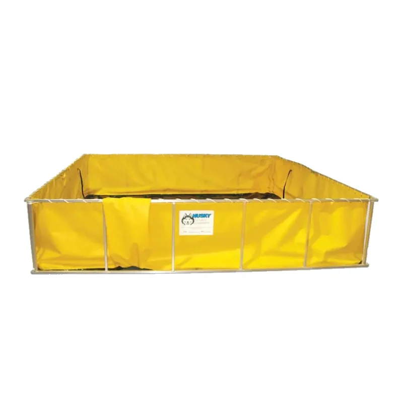 Husky® Leading Edge® Folding Frame Portable Tanks