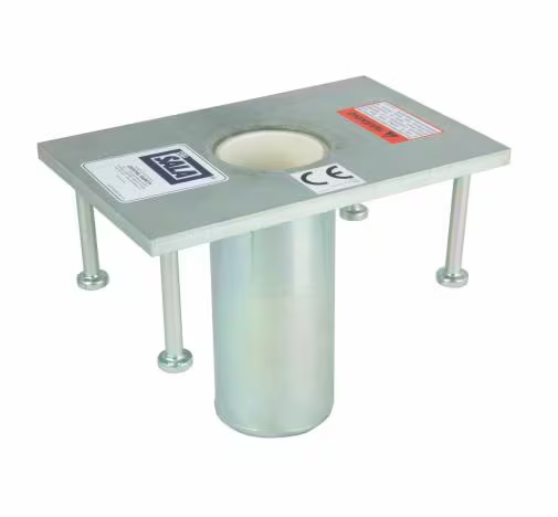 3M™ DBI-SALA® Advanced™ Confined Space Permanent Flush Floor Mount Sleeve Davit Mast Base – 8512828